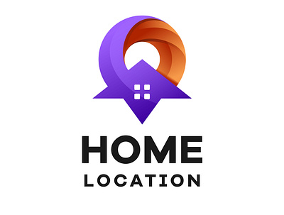 home location branding design icon illustration logo typography vector