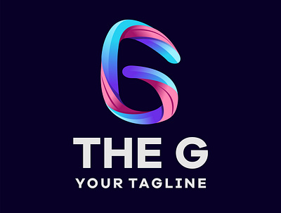 the g branding design icon illustration logo typography vector