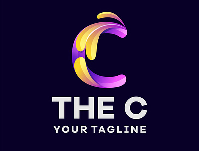 the c branding design icon illustration logo typography vector