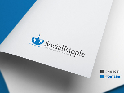 Logo Design for Social Ripple | Online Resume for Volunteers