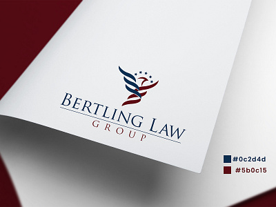 Logo Design for Bertling Law Group mobile app logo