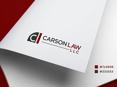Logo Design for Carson Law LLC mobile app logo