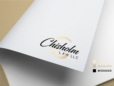 Logo Design for Chisholm Law LLC mobile app logo