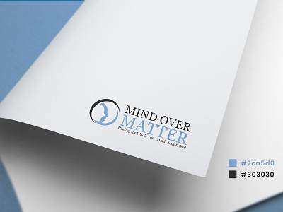 Logo Design for Mind Over Matter | Healing the whole you... app logo business logo custom logo design elegant logo graphic design graphic designer illustration logo logo artist logo design logo design specialist minimal logo mobile app logo muhammad qadeer print logo professional logo sketch vector website logo