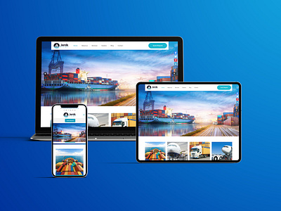 Website design and Development in wordpress for Jenik Freight