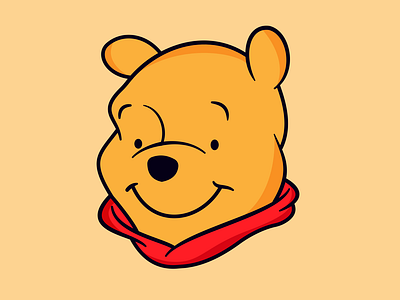 Winee The Pooh Vector adobe air space graphics app artwork artwork design branding cartoon character cute artwork cute cartoon cute sedign cute vecotr cute vector design illustration illustrator logo vector cute vector design winne the pooh