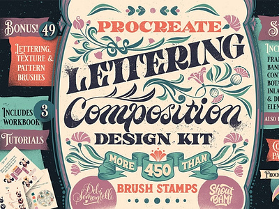Procreate Design Brush Stamp Kit 1