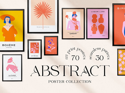 Abstract Art Prints Posters 3d animation app branding brushes bundle collection design font graphic design icon illustration logo motion graphics photoshop serif ui ux vector watercolor
