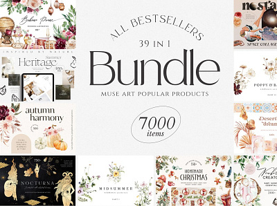 BUNDLE BESTSELLERS 7000+ 3d 7000 animation app bestsellers branding bundle design graphic design icon illustration logo motion graphics ui