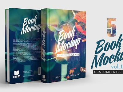 Book Mockup Vol 1 3d animation app book branding design graphic design icon illustration logo mockup motion graphics ui vol