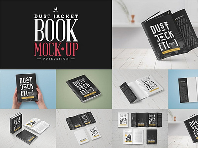 Book Mock-Up / Dust Jacket Edition 3d animation app book branding design dust edition graphic design icon illustration jacket logo mock up motion graphics ui