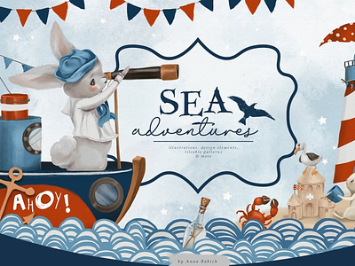 Sea Adventures 3d adventures animation app branding design graphic design icon illustration logo motion graphics sea ui