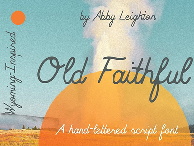 OLD FAITHFUL by Abby Leighton 3d animation app branding design graphic design icon illustration logo motion graphics ui