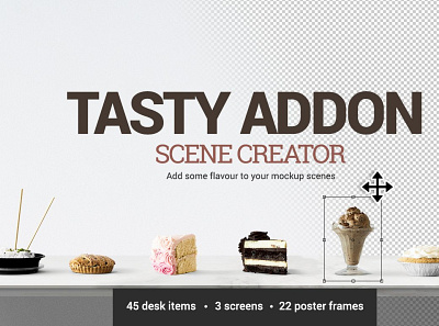 Tasty Addon - Scene Creator 3d animation app branding design graphic design icon illustration logo motion graphics scene creator tasty addon ui