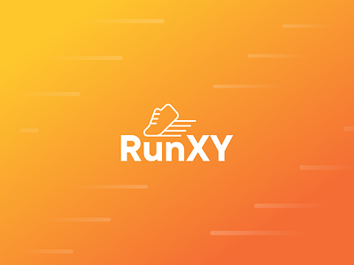 RunXY Logo animation app brand fitness ios logo run shoes sneaker trainer