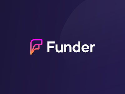 Funder Logo branding funder funding investment logo