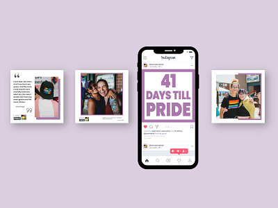 Lancaster Pride Social Media Content Design