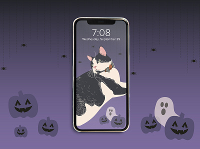 cat phone customisation on iOS 16 😼  Phone themes, Club design, Pretty  wallpapers