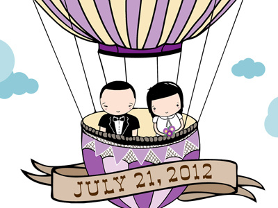 Custom Wedding Invitation Crop