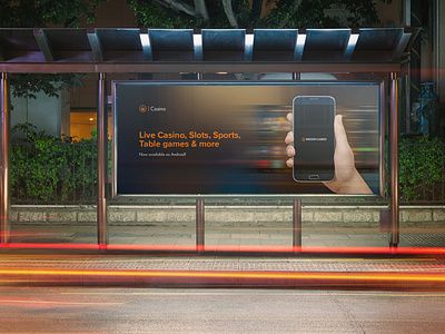 Kroon Casino advert android branding casino casinodesign graphic design livecasino mobilead