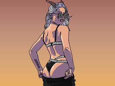 Rayla's Bum character character illustration digital art digital illustration fan art illustration rayla rayllum the dragon prince