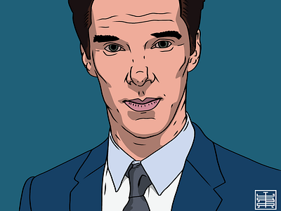 Benedict Cumberbatch artist benedict cumberbatch celebrity digital art digital artist digital drawing digital illustration drawing fan art illustration