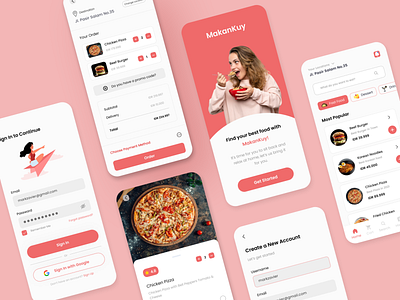 Food App Design - MakanKuy