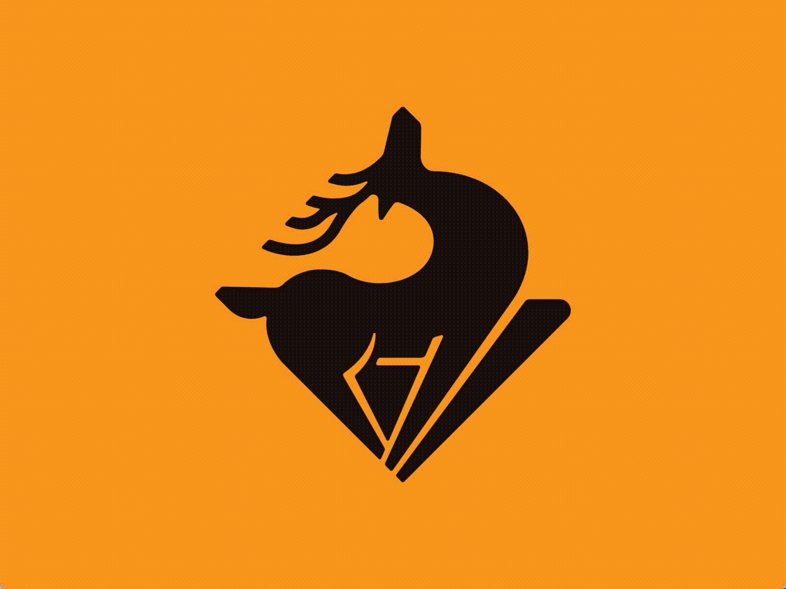 Graceful deer logo