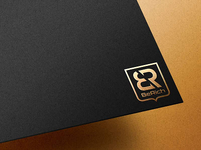 BeRich 3d branding graphic design logo