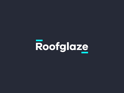 Roofglaze Logo - Revised branding design graphics identity logo