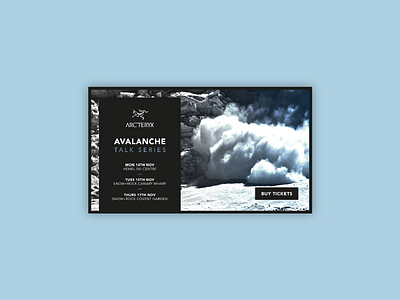 Arc'teryx Web Banner branding design digital graphics website