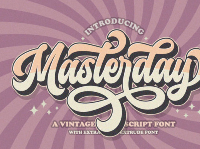 Masterday best font branding fon font design fonts handwriting handwritten hanwritten font script script font signature font