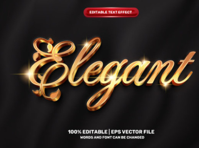 Elagant text effect