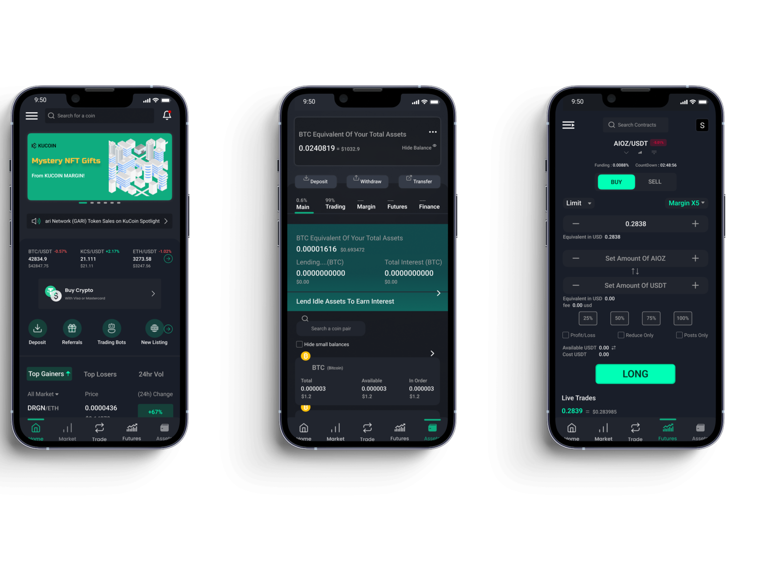 KUCOIN MOBILE APP REDESIGN by Samuel on Dribbble