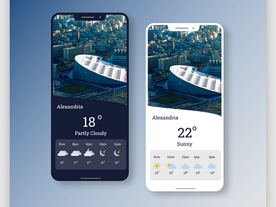 Daily UI a weather app app design ui ux
