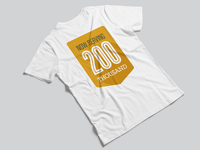 200,000 t shirt