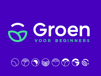 Groen voor Beginners 🌱 earth green logo logo 3d planet plant recycle starters sustainability sustainable