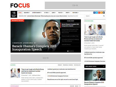 News WordPress Theme - DW Focus theme wordpress