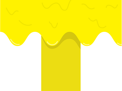 Try, but don't give up. 36days t 36daysoftype cheese illustration illustrator letter melting t typography yellow