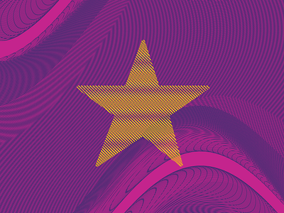 Moiré Background Styleframe background experimental interference moiré pattern star