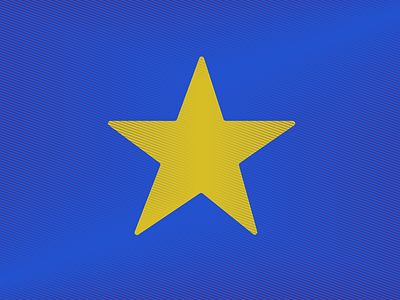 State Star - Lined Background