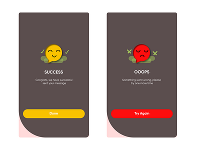 Flash Message #Daily UI Challenge daily ui flash message icons phone ui ux