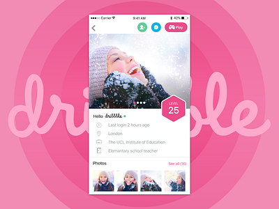 Hello dribbble app dating design dribbble game hello invite ios app thanks welcome