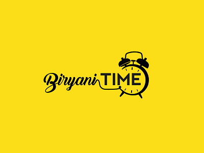 Biryani Time Logo design biryani biryani logo brand identity branding business stationary custom logo design graphic design handdrawn handmade logo logo design minimal design minimal logo minimalist design modern logo