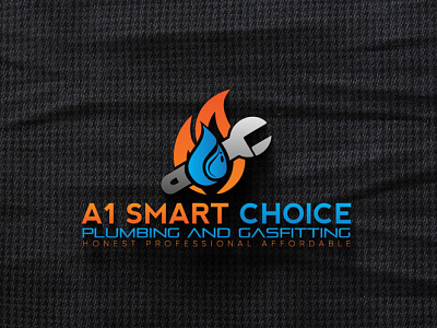 Ai smart choice logo design 3d 3d logo badge branding creative logo design designs gas and plumbing logo gas logo graphic design illustration logo logo design minimal logo modern logo plumbing logo ui ux vector vectors