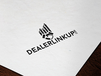 Dealer linkup logo design badge branding design graphic design illustration logo logo design ui ux vector