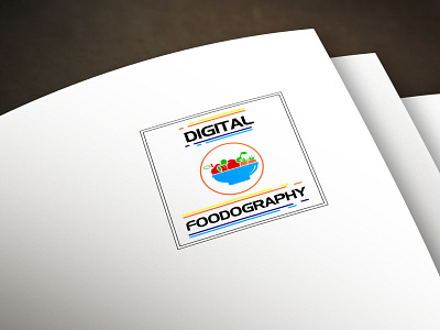 Digital Poodgography logo design badge branding design food logo graphic design illustration logo logo design ui ux vector