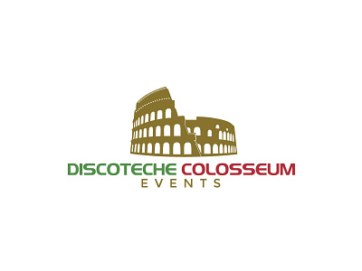 Discoteche Colosseum Events badge branding design graphic design illustration logo logo design ui ux vector