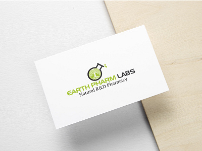 Earth Pharam labs badge branding design graphic design illustration logo logo design ui ux vector