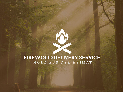 Firewood logo design badge branding design graphic design illustration logo logo design ui ux vector